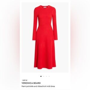 Veronica Beard Scarlet Long Sleeve Dress